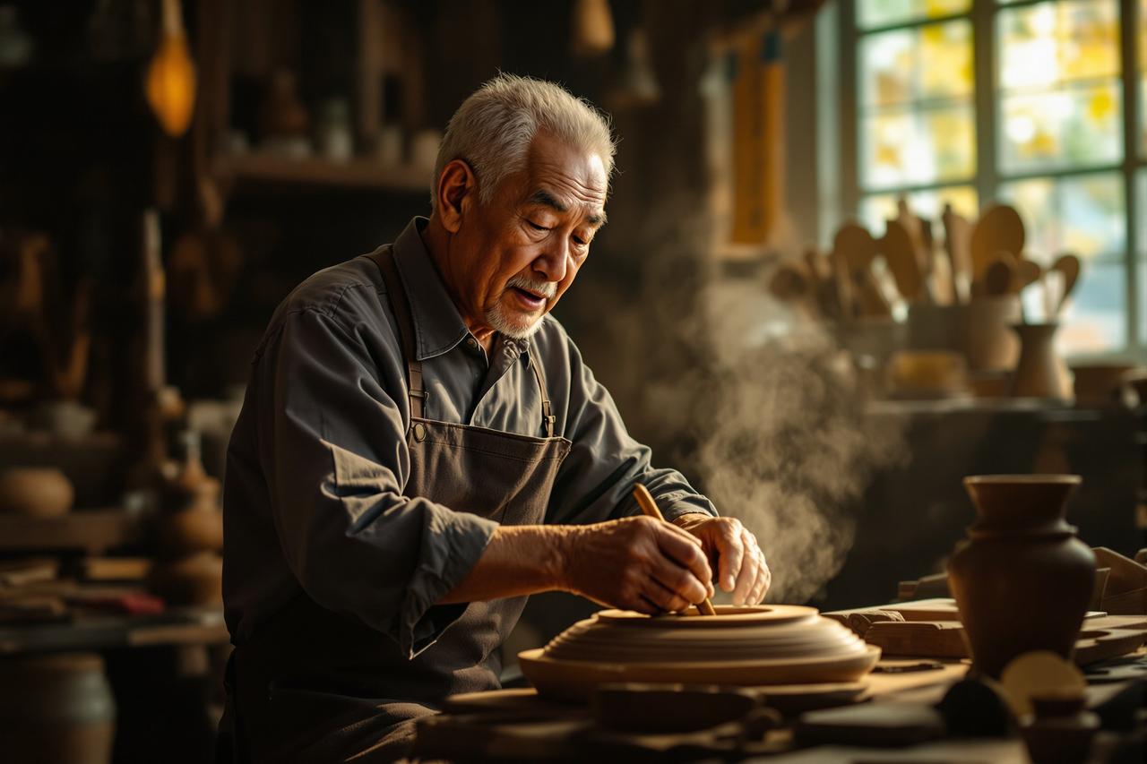 激情影视作品《非遗匠人》海报